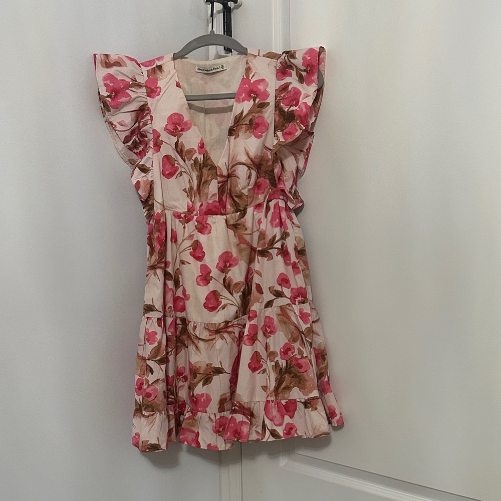 Abercrombie & Fitch Pink Floral Mini Dress Size XS